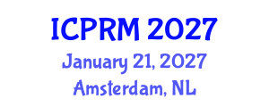 International Conference on Pulmonary and Respiratory Medicine (ICPRM) January 21, 2027 - Amsterdam, Netherlands International Conference on Pulmonary and Respiratory Medicine (ICPRM) January 21, 2027 - Amsterdam, Netherlands