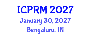 International Conference on Pulmonary and Respiratory Medicine (ICPRM) January 30, 2027 - Bengaluru, India International Conference on Pulmonary and Respiratory Medicine (ICPRM) January 30, 2027 - Bengaluru, India