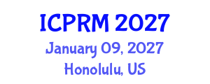 International Conference on Pulmonary and Respiratory Medicine (ICPRM) January 09, 2027 - Honolulu, United States International Conference on Pulmonary and Respiratory Medicine (ICPRM) January 09, 2027 - Honolulu, United States