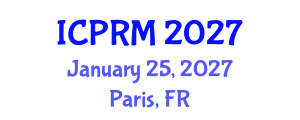International Conference on Pulmonary and Respiratory Medicine (ICPRM) January 25, 2027 - Paris, France