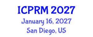 International Conference on Pulmonary and Respiratory Medicine (ICPRM) January 16, 2027 - San Diego, United States International Conference on Pulmonary and Respiratory Medicine (ICPRM) January 16, 2027 - San Diego, United States