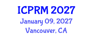 International Conference on Pulmonary and Respiratory Medicine (ICPRM) January 09, 2027 - Vancouver, Canada International Conference on Pulmonary and Respiratory Medicine (ICPRM) January 09, 2027 - Vancouver, Canada