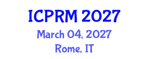 International Conference on Pulmonary and Respiratory Medicine (ICPRM) March 04, 2027 - Rome, Italy International Conference on Pulmonary and Respiratory Medicine (ICPRM) March 04, 2027 - Rome, Italy