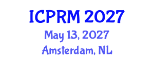International Conference on Pulmonary and Respiratory Medicine (ICPRM) May 13, 2027 - Amsterdam, Netherlands International Conference on Pulmonary and Respiratory Medicine (ICPRM) May 13, 2027 - Amsterdam, Netherlands