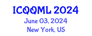 International Conference on Qualitative and Quantitative Methods in Libraries (ICQQML) June 03, 2024 - New York, United States