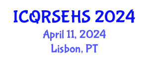 International Conference on Qualitative Research in Sport , Exercise and Health Sciences (ICQRSEHS) April 11, 2024 - Lisbon, Portugal