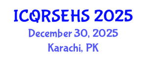 International Conference on Qualitative Research in Sport , Exercise and Health Sciences (ICQRSEHS) December 30, 2025 - Karachi, Pakistan
