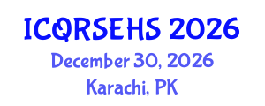 International Conference on Qualitative Research in Sport , Exercise and Health Sciences (ICQRSEHS) December 30, 2026 - Karachi, Pakistan
