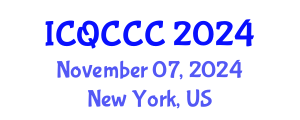 International Conference on Quantum Computation, Communication, and Cryptography (ICQCCC) November 07, 2024 - New York, United States