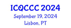 International Conference on Quantum Computation, Communication, and Cryptography (ICQCCC) September 19, 2024 - Lisbon, Portugal