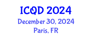 International Conference on Quantum Dots (ICQD) December 30, 2024 - Paris, France