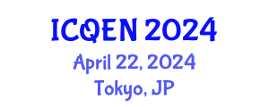 International Conference on Quantum Engineering and Nanotechnology (ICQEN) April 22, 2024 - Tokyo, Japan