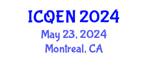 International Conference on Quantum Engineering and Nanotechnology (ICQEN) May 23, 2024 - Montreal, Canada
