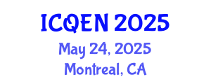 International Conference on Quantum Engineering and Nanotechnology (ICQEN) May 24, 2025 - Montreal, Canada