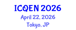 International Conference on Quantum Engineering and Nanotechnology (ICQEN) April 22, 2026 - Tokyo, Japan