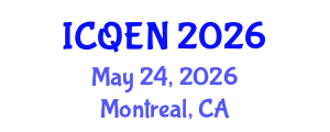 International Conference on Quantum Engineering and Nanotechnology (ICQEN) May 24, 2026 - Montreal, Canada