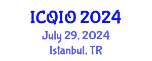 International Conference on Quantum Information and Optics (ICQIO) July 29, 2024 - Istanbul, Turkey