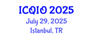International Conference on Quantum Information and Optics (ICQIO) July 29, 2025 - Istanbul, Turkey