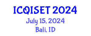International Conference on Quantum Information Science, Engineering and Technology (ICQISET) July 15, 2024 - Bali, Indonesia