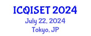 International Conference on Quantum Information Science, Engineering and Technology (ICQISET) July 22, 2024 - Tokyo, Japan