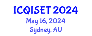 International Conference on Quantum Information Science, Engineering and Technology (ICQISET) May 16, 2024 - Sydney, Australia