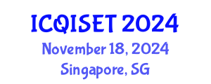 International Conference on Quantum Information Science, Engineering and Technology (ICQISET) November 18, 2024 - Singapore, Singapore