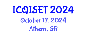 International Conference on Quantum Information Science, Engineering and Technology (ICQISET) October 17, 2024 - Athens, Greece