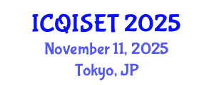 International Conference on Quantum Information Science, Engineering and Technology (ICQISET) November 11, 2025 - Tokyo, Japan
