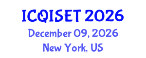 International Conference on Quantum Information Science, Engineering and Technology (ICQISET) December 09, 2026 - New York, United States International Conference on Quantum Information Science, Engineering and Technology (ICQISET) December 09, 2026 - New York, United States