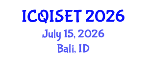 International Conference on Quantum Information Science, Engineering and Technology (ICQISET) July 15, 2026 - Bali, Indonesia