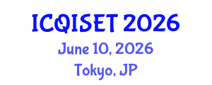 International Conference on Quantum Information Science, Engineering and Technology (ICQISET) June 10, 2026 - Tokyo, Japan