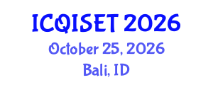 International Conference on Quantum Information Science, Engineering and Technology (ICQISET) October 25, 2026 - Bali, Indonesia