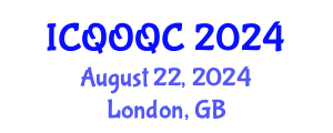 International Conference on Quantum Optics and Quantum Computing (ICQOQC) August 22, 2024 - London, United Kingdom
