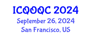 International Conference on Quantum Optics and Quantum Computing (ICQOQC) September 26, 2024 - San Francisco, United States