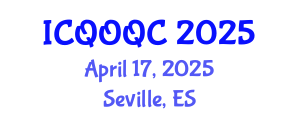 International Conference on Quantum Optics and Quantum Computing (ICQOQC) April 17, 2025 - Seville, Spain