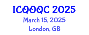 International Conference on Quantum Optics and Quantum Computing (ICQOQC) March 15, 2025 - London, United Kingdom