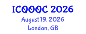 International Conference on Quantum Optics and Quantum Computing (ICQOQC) August 19, 2026 - London, United Kingdom