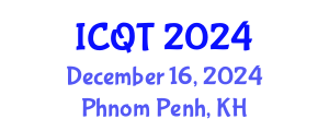 International Conference on Queueing Theory (ICQT) December 16, 2024 - Phnom Penh, Cambodia