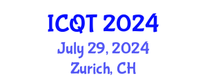 International Conference on Queueing Theory (ICQT) July 29, 2024 - Zurich, Switzerland