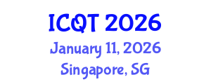 International Conference on Queueing Theory (ICQT) January 11, 2026 - Singapore, Singapore