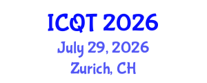 International Conference on Queueing Theory (ICQT) July 29, 2026 - Zurich, Switzerland