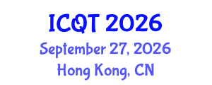 International Conference on Queueing Theory (ICQT) September 27, 2026 - Hong Kong, China