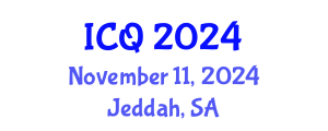 International Conference on Quran (ICQ) November 11, 2024 - Jeddah, Saudi Arabia