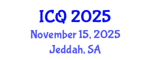 International Conference on Quran (ICQ) November 15, 2025 - Jeddah, Saudi Arabia