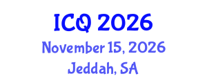 International Conference on Quran (ICQ) November 15, 2026 - Jeddah, Saudi Arabia