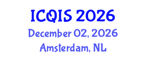 International Conference on Quranic and Islamic Studies (ICQIS) December 02, 2026 - Amsterdam, Netherlands International Conference on Quranic and Islamic Studies (ICQIS) December 02, 2026 - Amsterdam, Netherlands