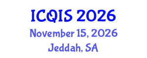 International Conference on Quranic and Islamic Studies (ICQIS) November 15, 2026 - Jeddah, Saudi Arabia