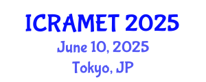 International Conference on Radar, Antenna, Microwave, Electronics and Telecommunications (ICRAMET) June 10, 2025 - Tokyo, Japan