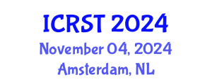 International Conference on Radar Science and Technology (ICRST) November 04, 2024 - Amsterdam, Netherlands