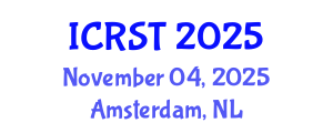 International Conference on Radar Science and Technology (ICRST) November 04, 2025 - Amsterdam, Netherlands